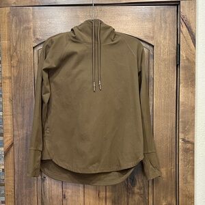 Mono B Tan Hoodie with Drawstring